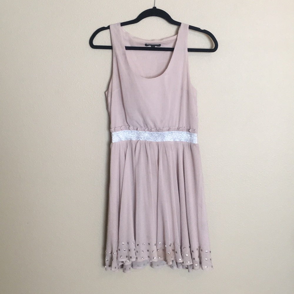 Darling UO ballet pink chiffon dress